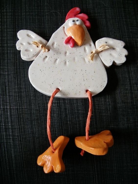 Фигурка петуха из теста Фигурка петуха из теста