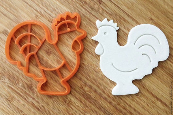 Формочка для теста петух Формочка для теста петух