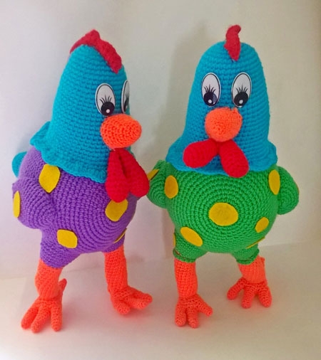 Игрушки петухи в горошек Игрушки петухи в горошек