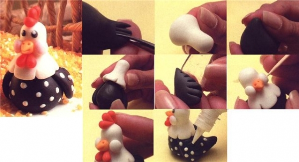 Как слепить петуха из пластики Как слепить петуха из пластики