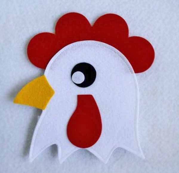 Петух из фетра Петух из фетра