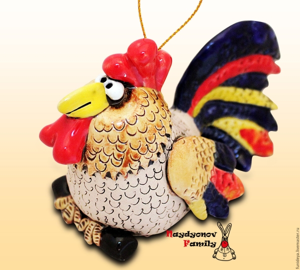 Петух из соленого теста Петух из соленого теста