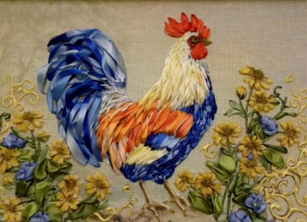 Петух лентами Петух лентами