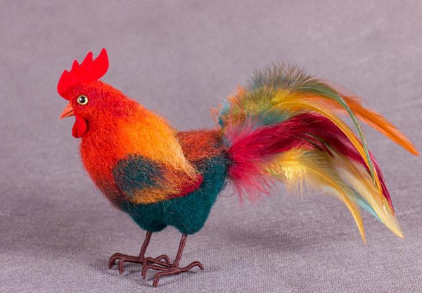 Петух своими руками из шерсти Петух своими руками из шерсти