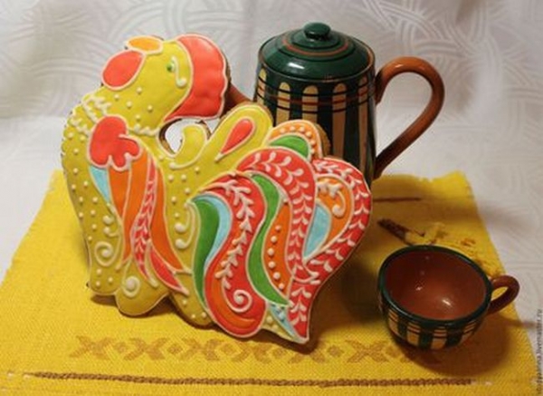 Пряник в виде петуха Пряник в виде петуха