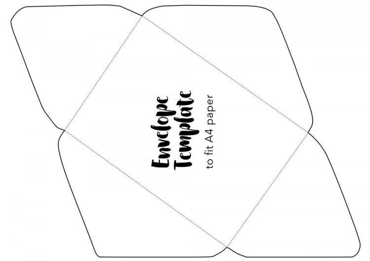 2. Конверт по шаблону 2. Конверт по шаблону