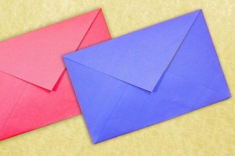 4. Конверт из прямоугольного листа 4. Конверт из прямоугольного листа