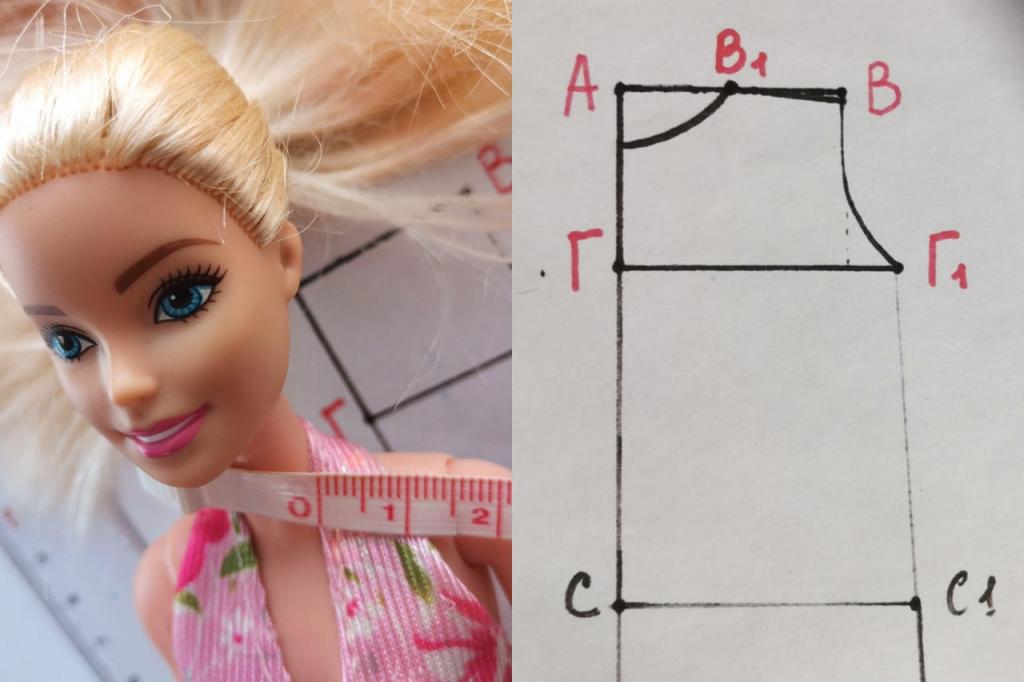 Линия плеча и горловины