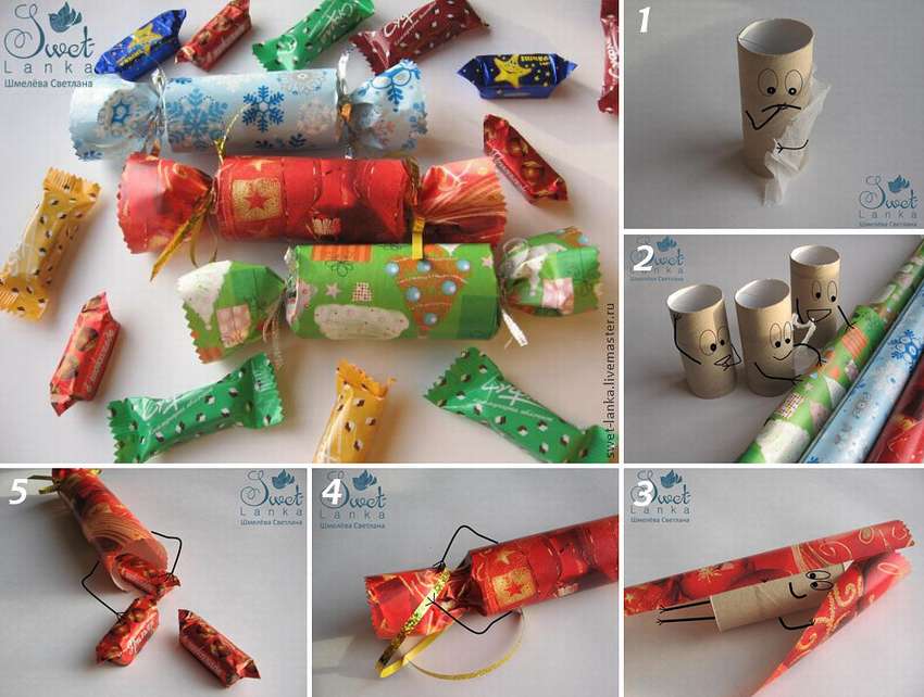 бумажная хлопушка с конфетти