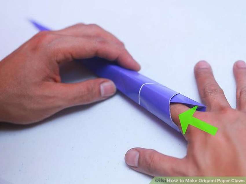 оригами когти на пальцы