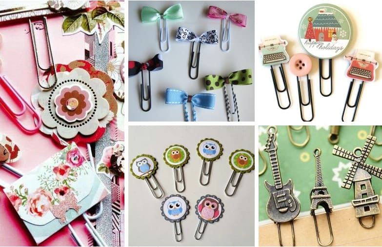 Закладка из скрепки Закладка из скрепки