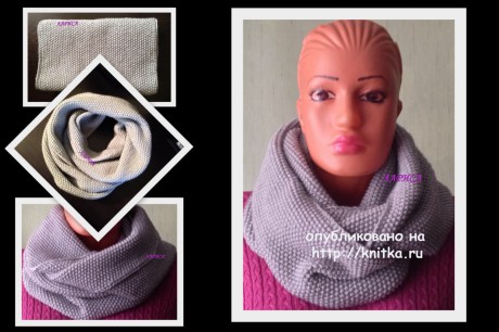 Узор рис для вязания спицами снуда Узор рис для вязания спицами снуда