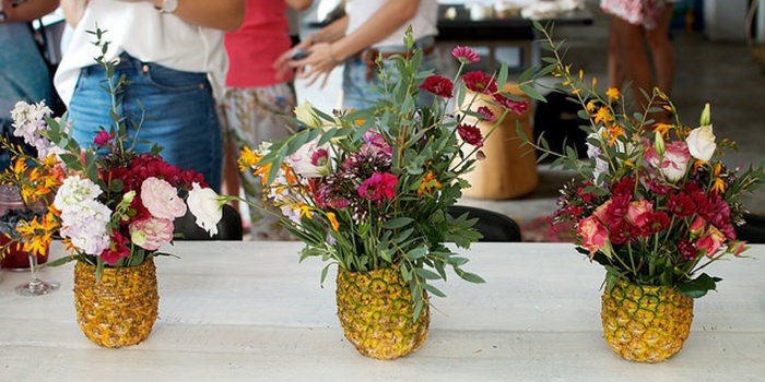 Вазы из ананасов