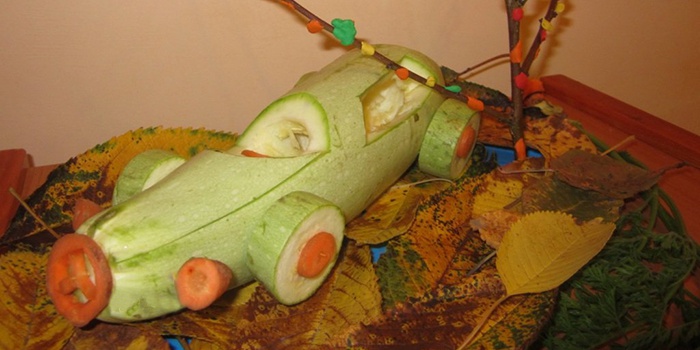 Овощная гоночная машина