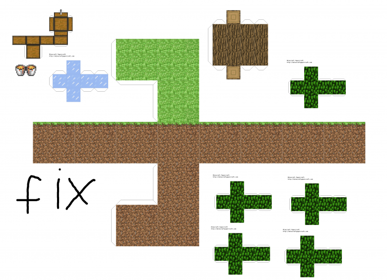 Майнкрафт из бумаги: схемы поделок, как распечатать фигурки minecraft и сделать своими руками