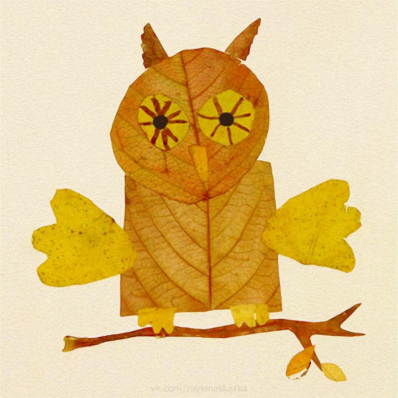 Поделки из листьев - 73 фото идеи изделий из осенних листьев