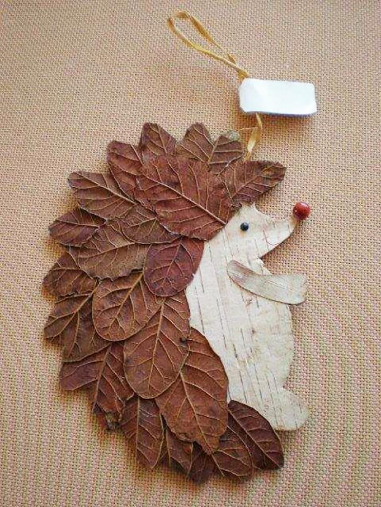 Поделки из листьев - 73 фото идеи изделий из осенних листьев