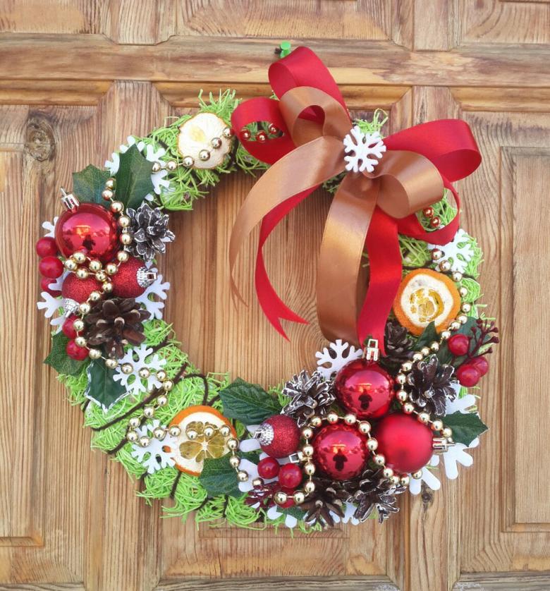 Как сделать рождественский венок своими руками - 150 фото идей создания, подробный видео мастер-класс для начинающих
