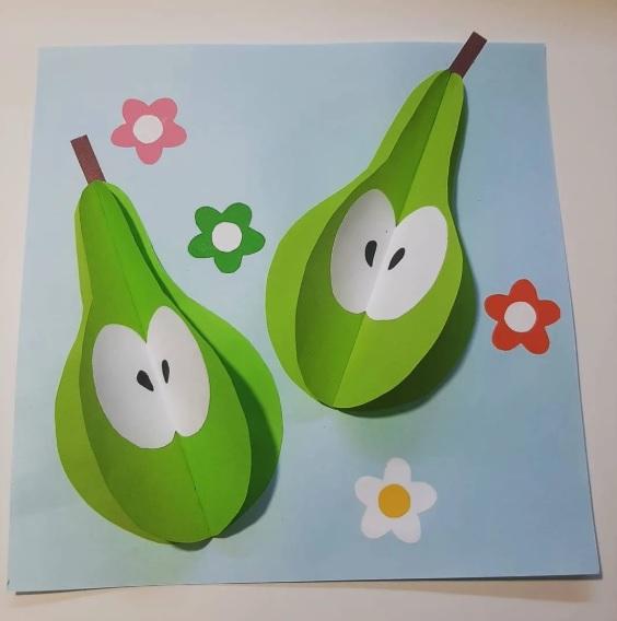 Аппликация фрукты (81 фото): шаблоны фруктов для создания детской поделки