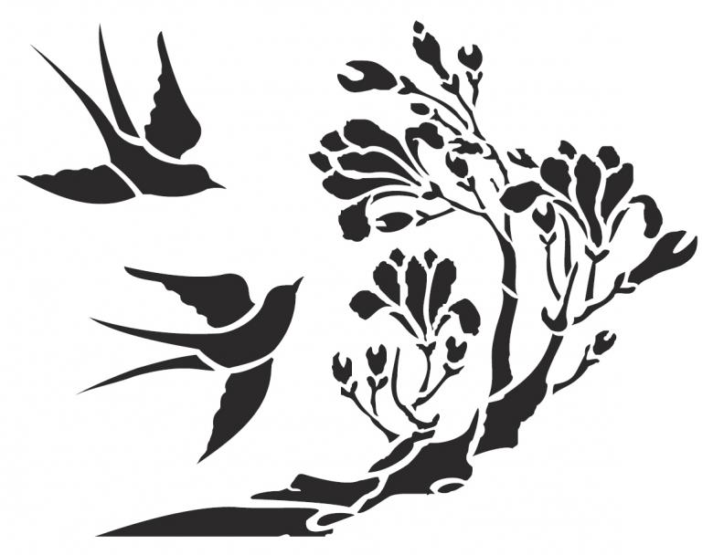 Как сделать трафарет своими руками - 77 фото идей настенных трафаретов