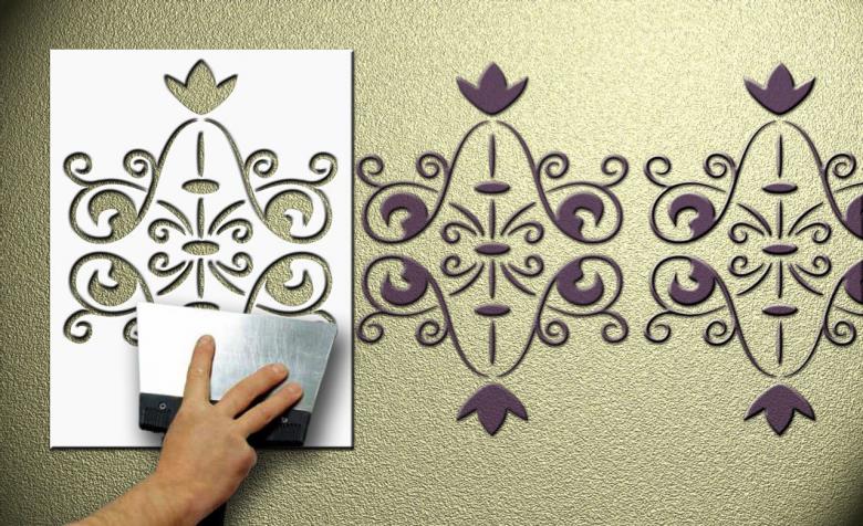Как сделать трафарет своими руками - 77 фото идей настенных трафаретов
