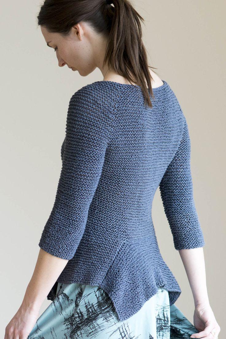 Как вязать платочную вязку по схемам круговыми и обычными спицами для начинающих