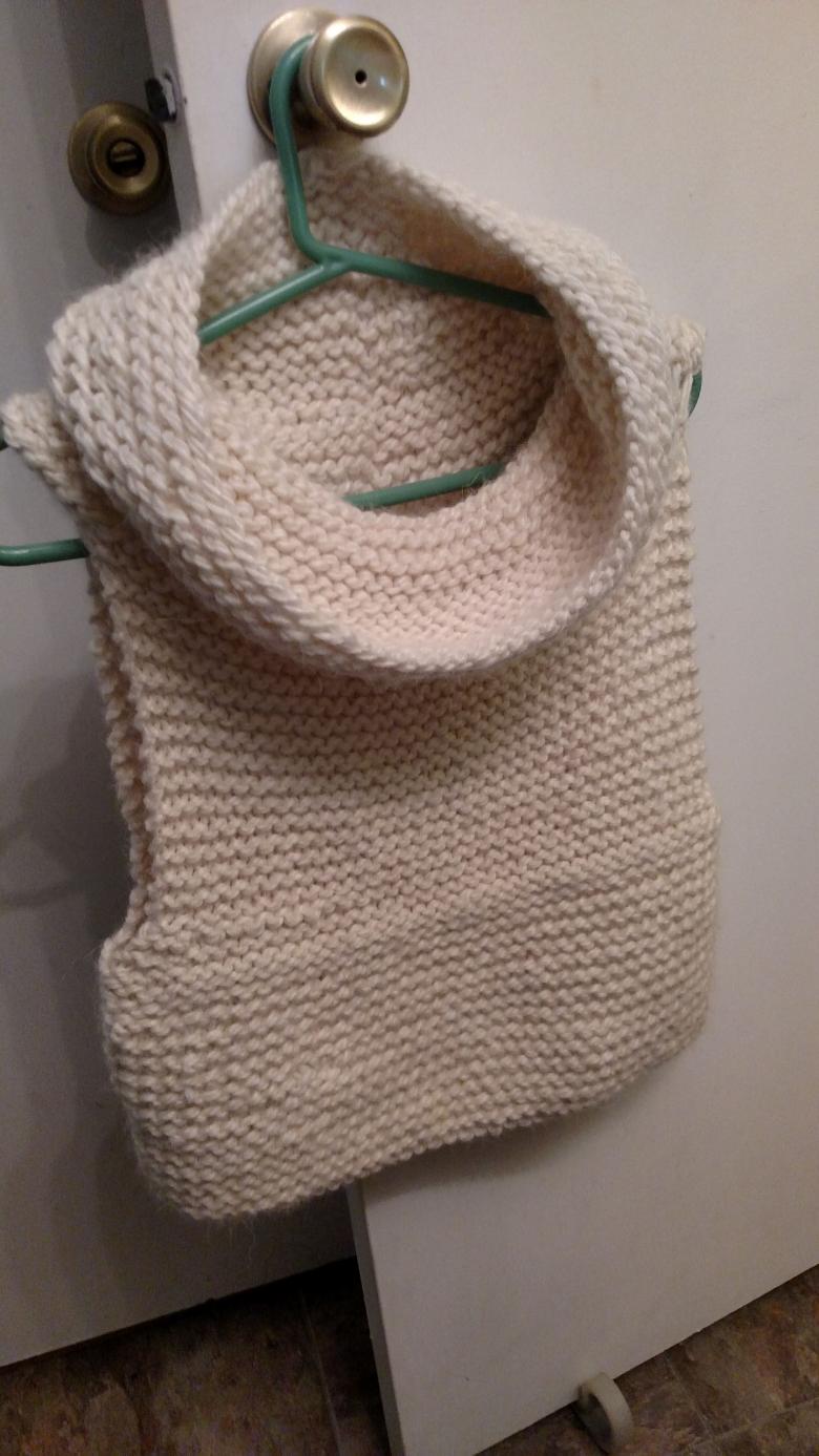 Как вязать платочную вязку по схемам круговыми и обычными спицами для начинающих