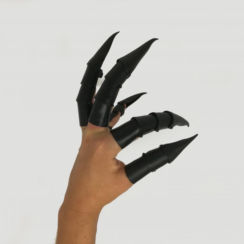 Как сделать когти из бумаги: оригами на пальцы