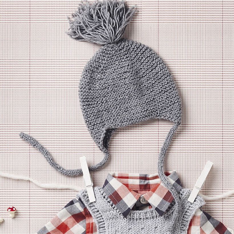 Как вязать платочную вязку по схемам круговыми и обычными спицами для начинающих