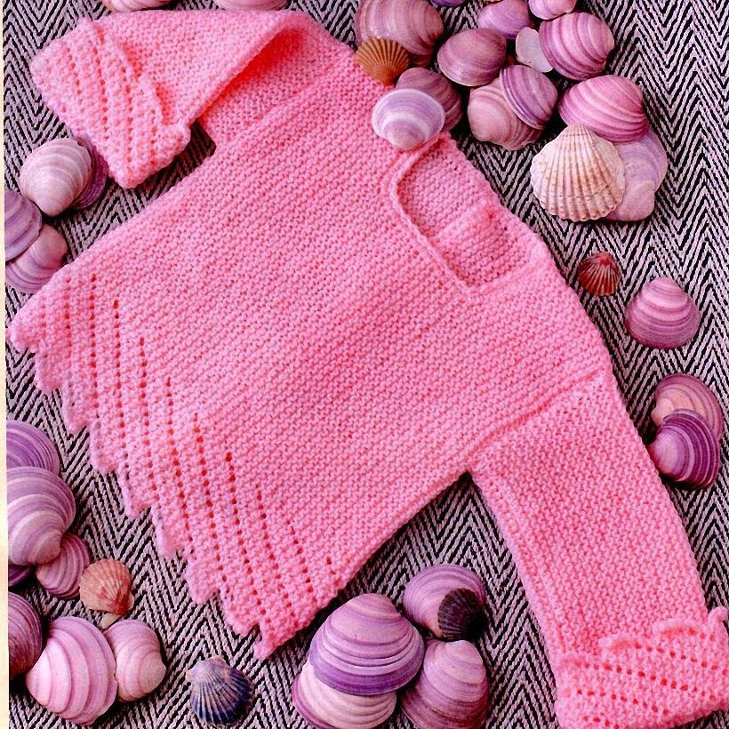 Как вязать платочную вязку по схемам круговыми и обычными спицами для начинающих