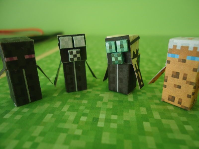 Майнкрафт из бумаги: схемы поделок, как распечатать фигурки minecraft и сделать своими руками