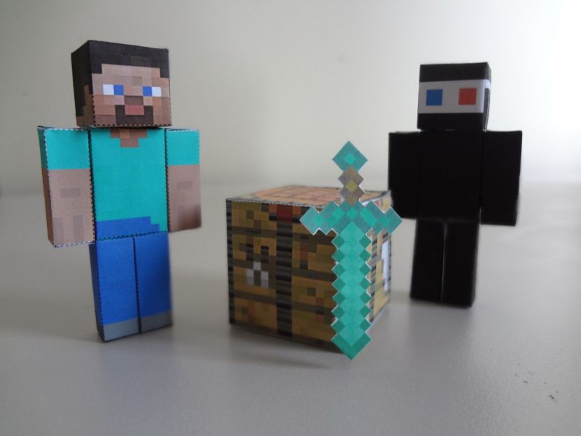 Майнкрафт из бумаги: схемы поделок, как распечатать фигурки minecraft и сделать своими руками