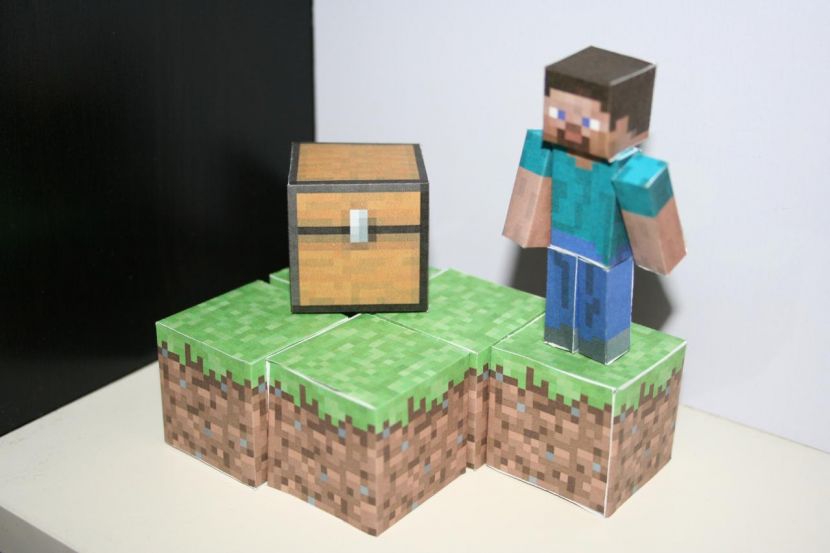 Майнкрафт из бумаги: схемы поделок, как распечатать фигурки minecraft и сделать своими руками