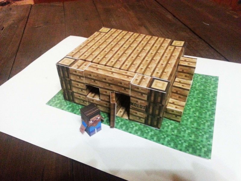 Майнкрафт из бумаги: схемы поделок, как распечатать фигурки minecraft и сделать своими руками