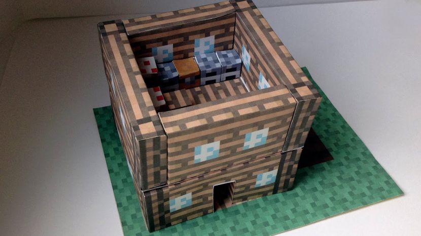 Майнкрафт из бумаги: схемы поделок, как распечатать фигурки minecraft и сделать своими руками