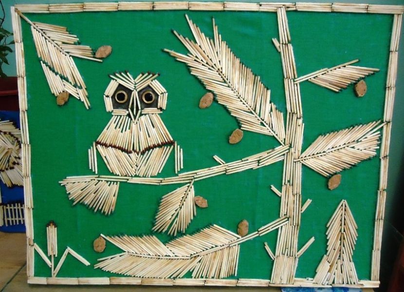 Поделки из спичек: 100 лучших фото интересных идей