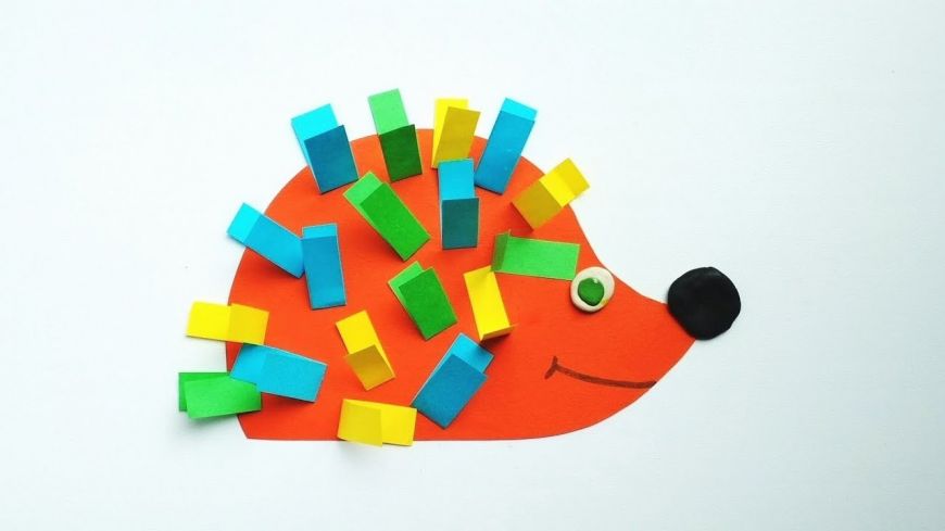 Аппликация из бумаги: шаблоны и схемы для самых маленьких