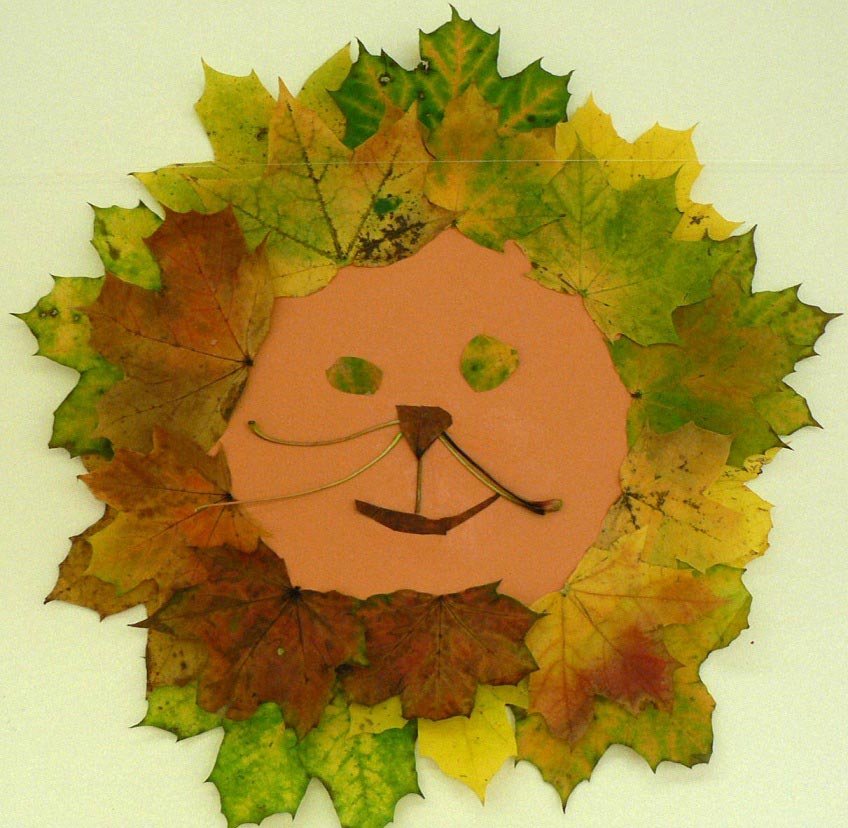 Поделки из листьев - 73 фото идеи изделий из осенних листьев