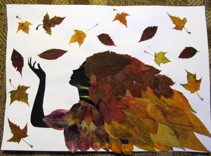 Поделки из листьев - 73 фото идеи изделий из осенних листьев