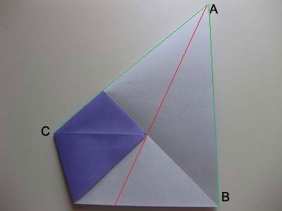 Такой схемы нужно придерживаться при складывании детали сюрикена