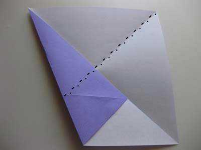 Так выглядит пунктир на заготовке сюрикена