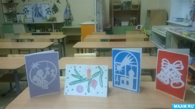 Благотворительная акция «Рождественская открытка» в средней группе
