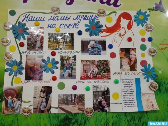 Стенгазета к Дню матери «Наши мамы»