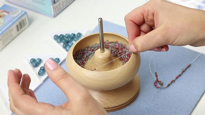 Бисероплетение для начинающих, рис. Спиннер для бисера На фото изображено - Бисероплетение для начинающих, рис. Спиннер для бисера