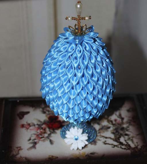 канзаши пасхальное или сувенирное яйцо канзаши пасхальное или сувенирное яйцо