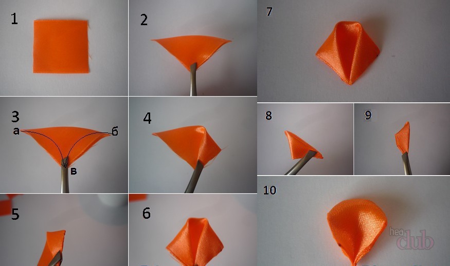 канзаши к 9 мая канзаши к 9 мая