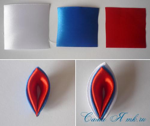 канзаши к 9 мая канзаши к 9 мая