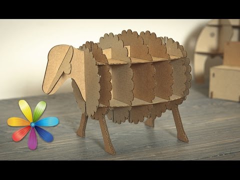 Что можно сделать своими руками из картона: 45 оригинальных идей и мастер-классов