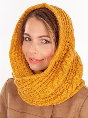 Как связать начинающей рукодельнице шарф снуд спицами