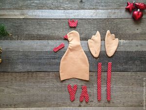 Изготовление деталей для петуха Сборка деталей петуха в стиле Тильда